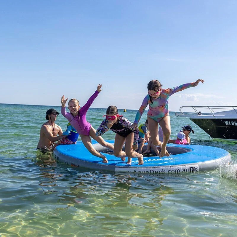 AquaDeck Small Inflatable Sea Pool with Carry Bag & Foot Pump - Image 9
