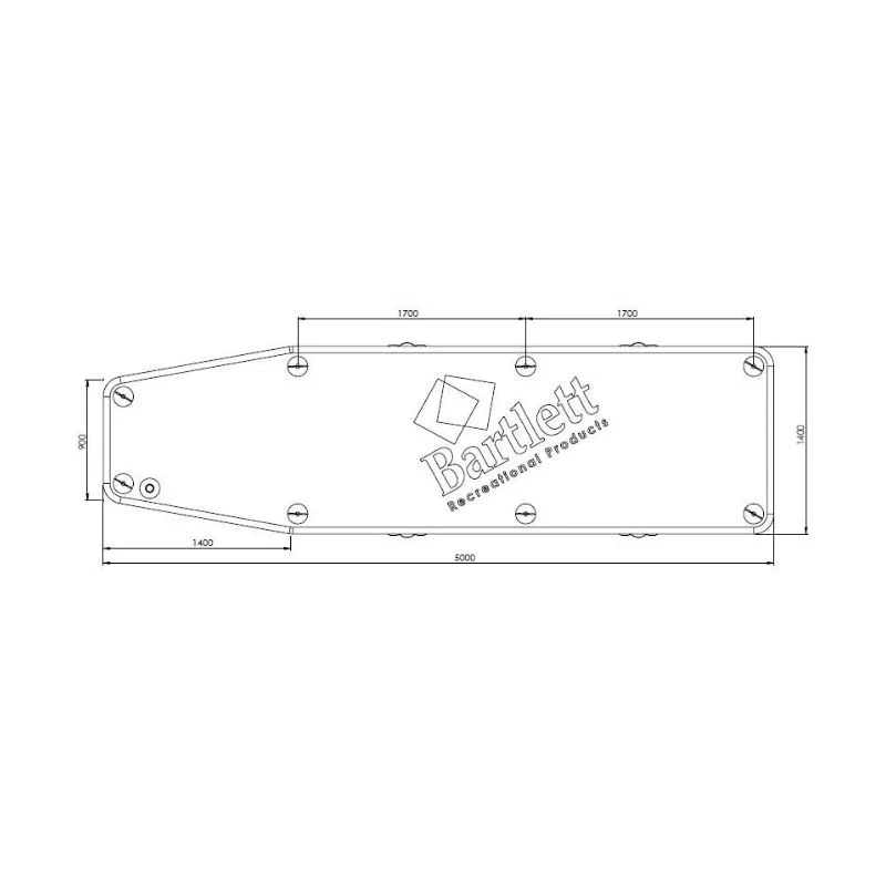 Bartlett Straight Inflatable Pontoon - Image 5