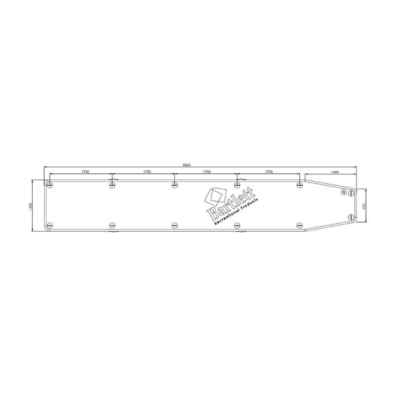 Bartlett Straight Inflatable Pontoon - Image 6